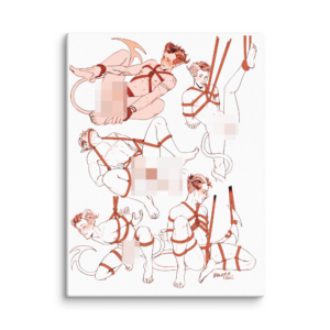 Flaym Poses - Canvas Print