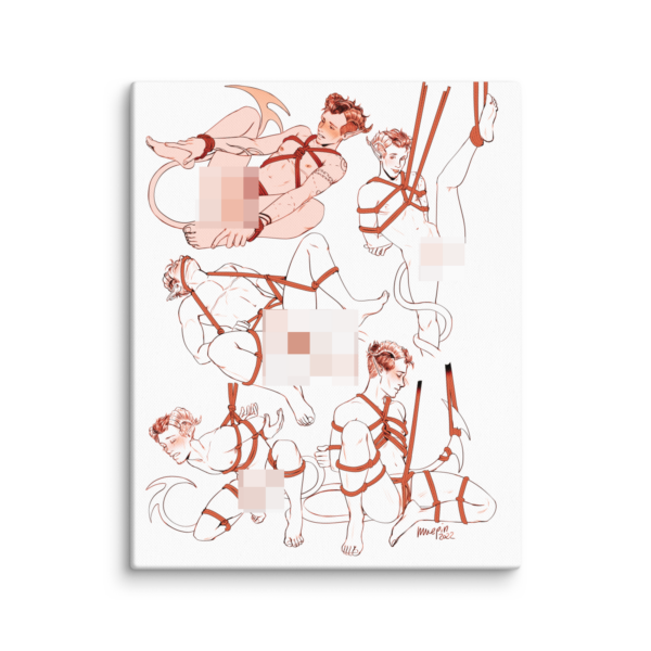 Flaym Poses - Canvas Print